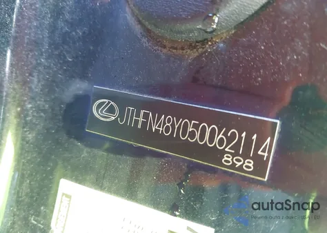 2005 Lexus Sc 430 from USA, damaged, VIN JTHFN48Y050062114